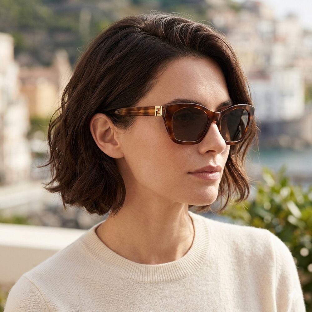 New!!! FENDI Sunglasses FE40205I 53E Authentic - Picture 3 of 12